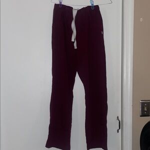 Urbane Maroon Scrub Pants.